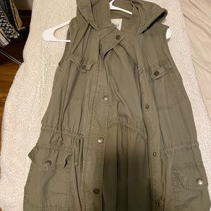 army green vest